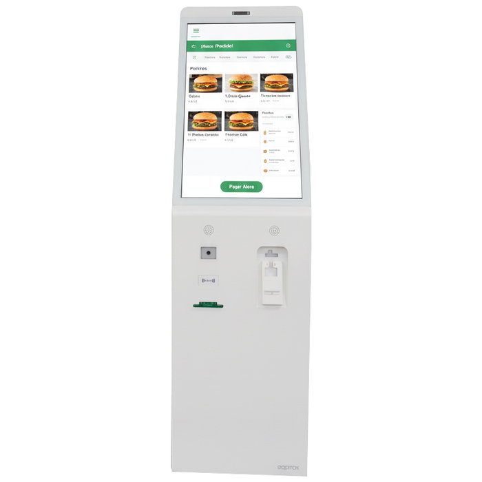 Approx Kiosko Capacitivo appKIOSK02-27 de 27 pulg. con Intel Celeron J6412, 8GB RAM y 128GB SSD